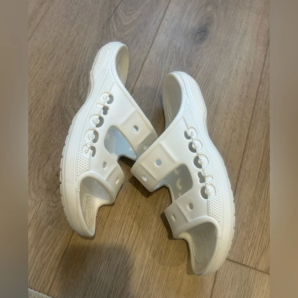 Crocs Unisex Adult Baya Sandal White US Men's 6 Women's 8 - Picture 5 of 10